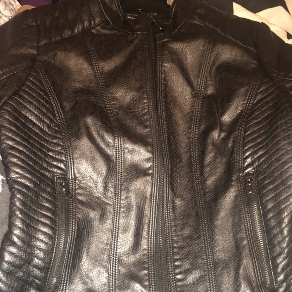 Black Rivet Jackets & Blazers - ✨NWT Black Rivet faux leather jacket✨